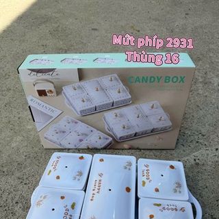 Khay 5 Hũ Mứt Phíp Nhựa 2931 ( THÙNG 16C )