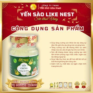 Yến chưng sẵn vị Đường Ăn Kiêng 32% - Giỏ 6 mini - Like Nest