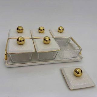 Khay Mứt Chữ Nhật Trắng HD2873-GW ( THÙNG 6C )