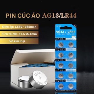 HỘP 20 VỈ PIN CÚC ÁO LR44 - AG13