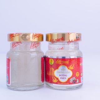 Yến chưng sẵn cao cấp vị Đường Phèn 35 % - Hộp quà vip - Like Nest