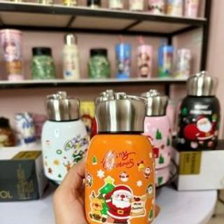 BGN Bình Giữ Nhiệt Bom Lùn 300ml Họa Tiết Noel (THÙNG 60C)