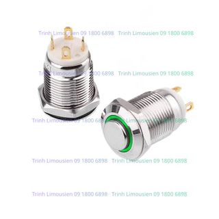 Công tắc 16mm 12V 24V Đầu cao thân ngắn 4 chân hàn