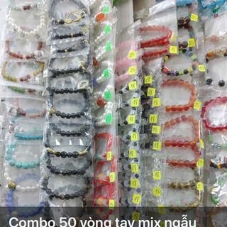 Chuỗi phong thủy mix nhiều mẫu vòng tay phong thủy