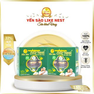 Yến chưng sẵn vị Đường Ăn Kiêng 32% - Giỏ 6 mini - Like Nest