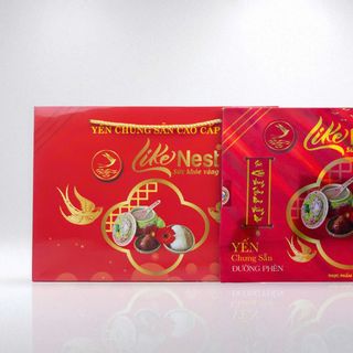 Yến chưng sẵn cao cấp vị Đường Phèn 35 % - Hộp quà vip - Like Nest