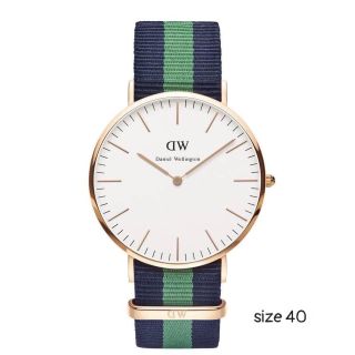 ĐỒNG HỒ NAM NỮ CAO CẤP DANIEL W CLASSIC DÂY NATO MẶT TRẮNG FULLBOX HỘP NƠ