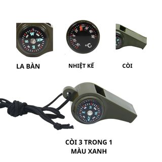 CÒI CỨU HỘ ĐI PHƯỢT CÓ LA BÀN 3in1
