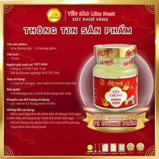 Yến hũ chưng sẵn vị Đường Phèn 32% - Giỏ 6 mini - Like Nest