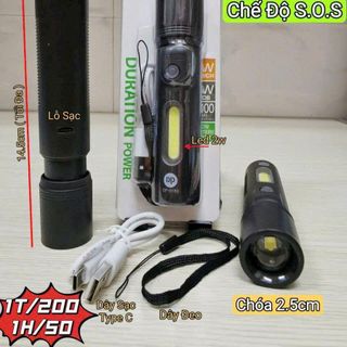 ĐÈN PIN SẠC ZOOM DP 9189