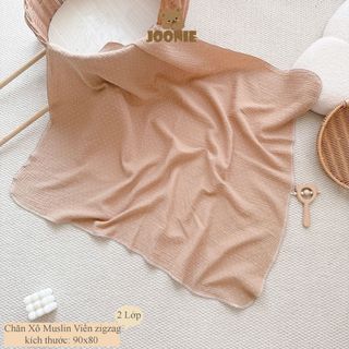 Khăn Tắm Đa Năng Muslin 2 Lớp Kích Thước 90x80 cm Cho Bé