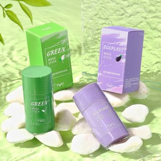 Mặt Nạ Thỏi TWG Trà Xanh / Cà Tím – Làm Sạch Sâu, Giảm Mụn, Kiểm Dầu, Se Khít Lỗ Chân Lông