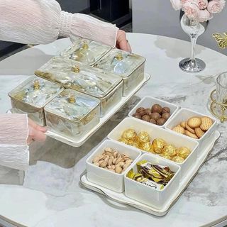 Mứt Chữ Nhật Vân Đá Khay ( THÙNG 8B )