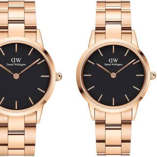 ĐỒNG HỒ NAM NỮ CAO CẤP DANIEL W ICONIC LINK GOLD ROSE FULLBOX HỘP NƠ