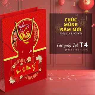 TÚI QUÀ [TẾT] DÂY BỆN  SIZE L : (42x32x13)cm