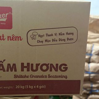 GÓI HẠT NÊM CHAY NẤM HƯƠNG CAO CẤP KOOKER 5KG • NGON ĐẬM ĐÀ • HÀNG THẬT GIÁ TỐT