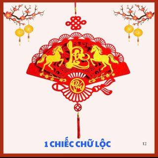 LIỄN TREO KHÁNH QUẠT (BÁT MÃ TRUY PHONG) TRANG TRÍ