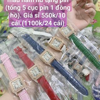 Đồng hồ đeo tay nhiều mẫu màu nhe