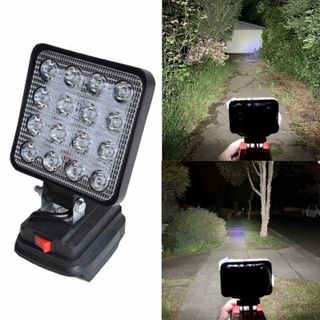 ĐÈN PIN LED 27W DÙNG PIN MÁY KHOAN