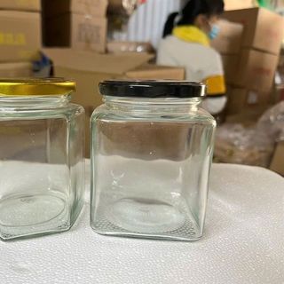 Hũ Thủy Tinh Vuông 380ml ( THÙNG 90C )