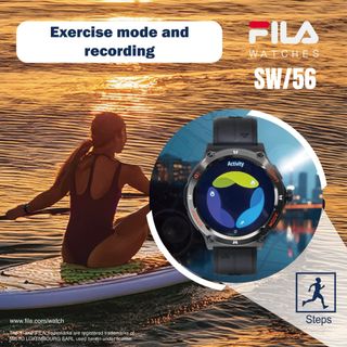 Đồng hồ thông minh Fila Đen - SW-56