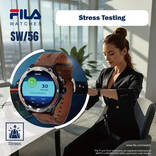 Đồng hồ thông minh Fila Đen - SW-56