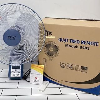 QUẠT TREO TƯỜNG ĐIỀU KHIỂN TỪ XA KIYO B403 REMOTE