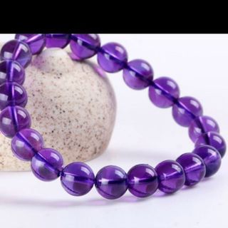 Vòng tay chuỗi vòng đeo tay nữ màu tím 8li