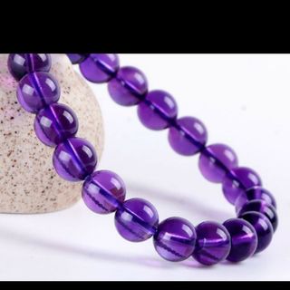 Vòng tay chuỗi vòng đeo tay nữ màu tím 8li