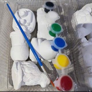 Tượng hộp 5 con kèm 6 màu nước 1 cây cọ tượng nhiều mẫu nha