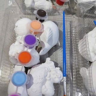 Tượng hộp 5 con kèm 6 màu nước 1 cây cọ tượng nhiều mẫu nha