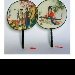 Quạt vải cổ trang mix nhiều mẫu nhe đẹp