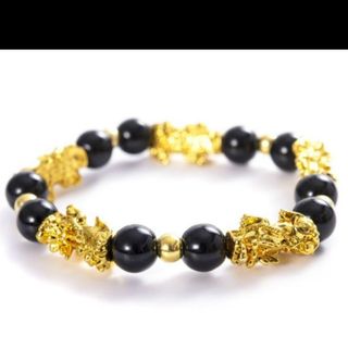 Chuỗi đeo tay phong thủy 5 con tỳ hưu mẫu y hình có nhiều màu chuỗi