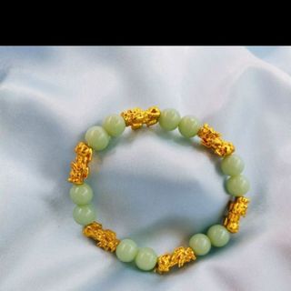 Chuỗi đeo tay phong thủy 5 con tỳ hưu mẫu y hình có nhiều màu chuỗi