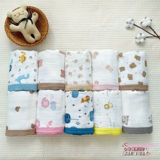 Chăn aden 4 lớp 100% sợi tre siêu mềm cho bé