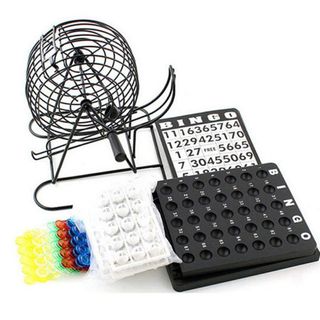 BỘ ĐỒ CHƠI LỒNG QUAY LÔ TÔ BINGO LỒNG SẮT