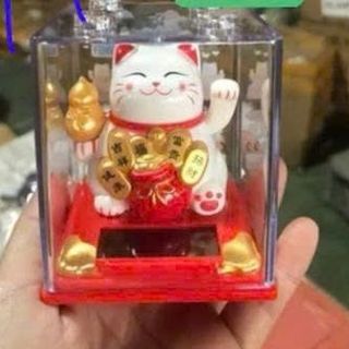 Mèo thần tài mãng tay 7.8cm hộp nhựa (Kiện 160 cái)