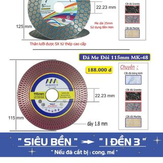 Lưỡi Cắt Kim Cương Mekomax Chất Lượng Cao