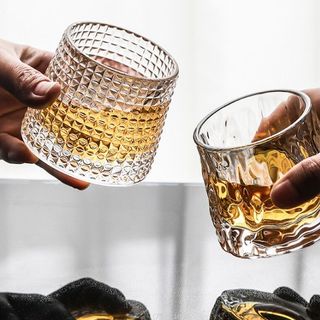 BỘ 6 LY WHISKY ĐẾ XOAY 360 CAO CẤP