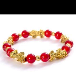 Chuỗi vòng phong thủy tỳ hưu 5 con chuỗi đeo tay nam nữ