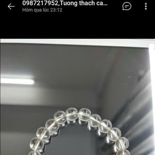 Vòng tay phong thủy trong suốt chuỗi đeo tay 8li