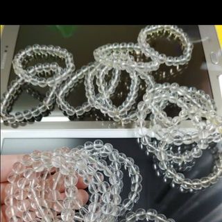 Vòng tay phong thủy trong suốt chuỗi đeo tay 8li