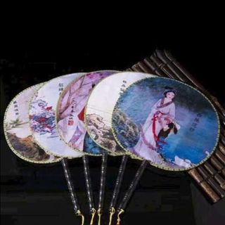 Quạt vải cổ trang mix nhiều mẫu nhe đẹp