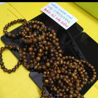 Chuỗi đeo tay vòng đá mắt hổ 10ly chuỗi vòng tay phong thủy