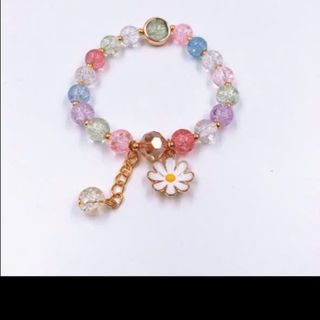 Vòng tay phong thủy hoa cúc đẹp chuỗi đeo tay