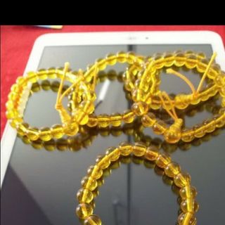 Vòng tay màu vàng chuỗi đeo tay phong thủy mix hồ lô