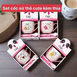 Set quà tặng muỗng ly , cốc ly