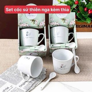 Set quà tặng muỗng ly , cốc ly