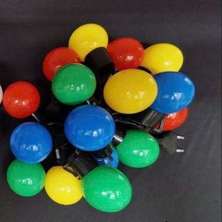 DÂY ĐÈN TRANG TRÍ BÓNG Fi-50 ĐỦ MÀU DÀI 5M 16 BÓNG