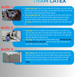 [2 Lit] Chống thấm tuyệt hảo, kháng mài mòn - Phụ Gia Chống Thấm Và Tác Nhân Kêt Nối TACOAT LATEX